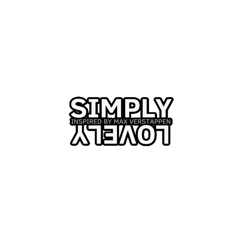 Lovely Max Bubble-free stickers — White