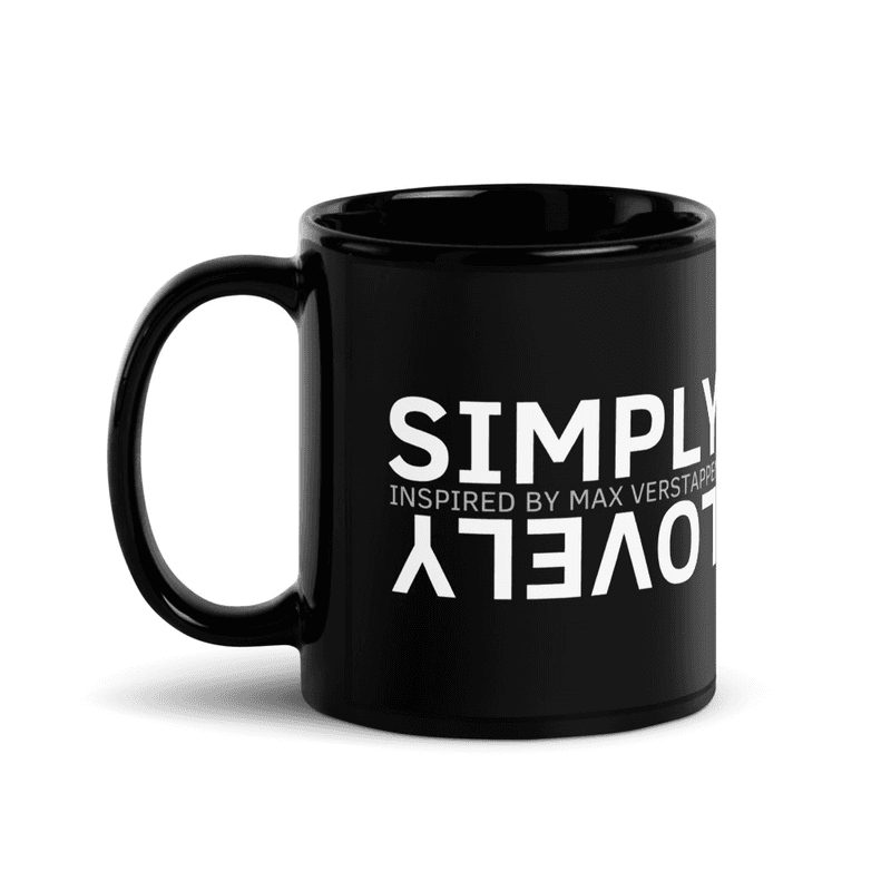 Black Glossy Mug (11 oz) — Black